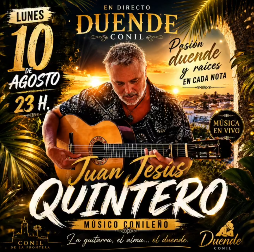 Cartel del concierto El Duende, 10 de agosto